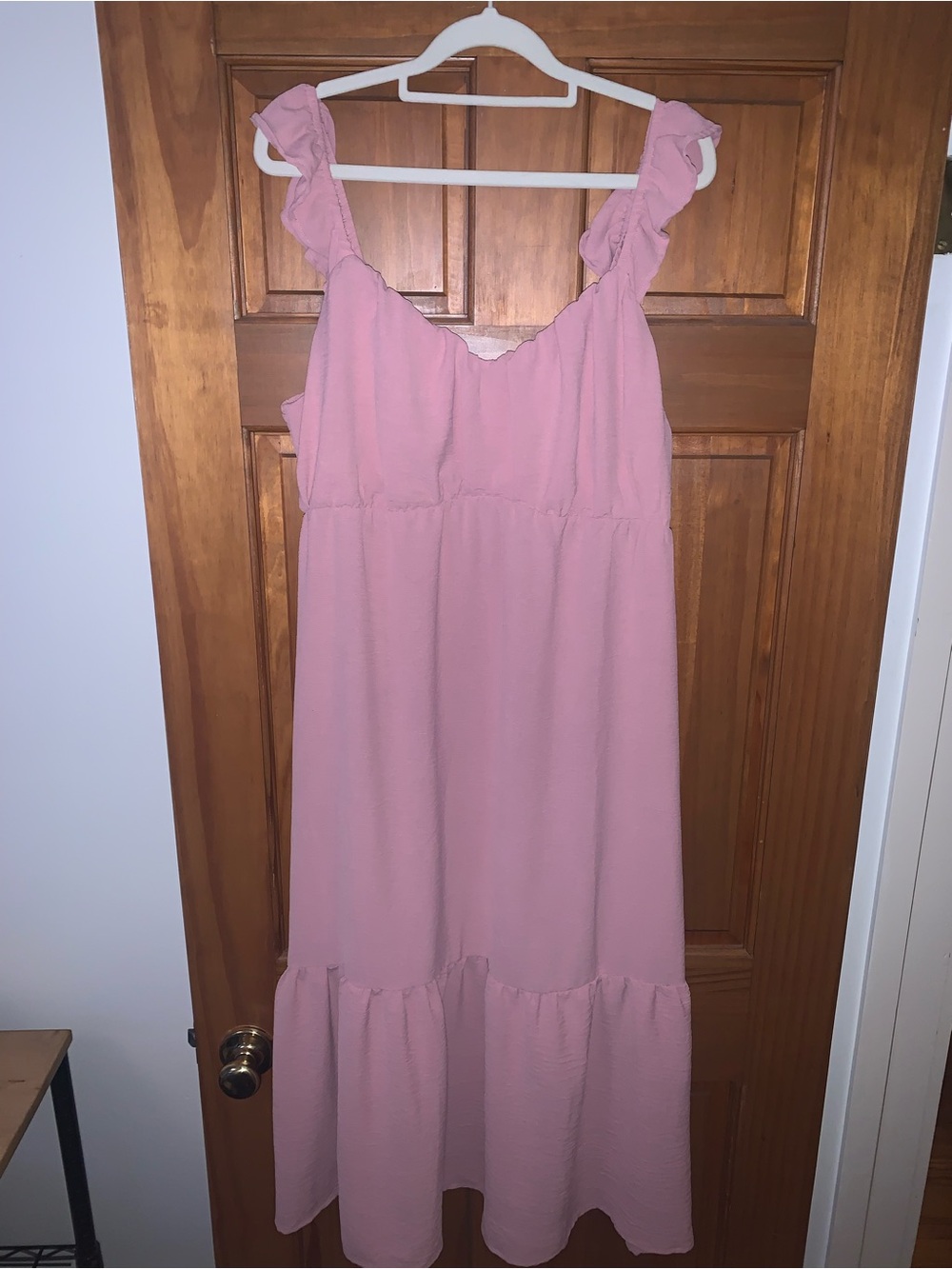 ‼️SUMMER SALE ‼️ Pink Ruffled Strap Sundress